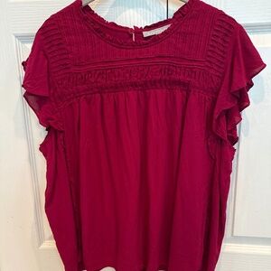 Jordy Flutter Sleeve Blouse